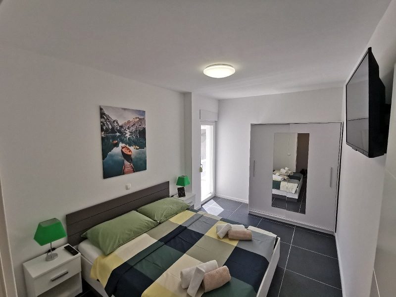 byt – Apartmán s terasou a výhledem na moře Posedarje, Vinjerac, Chorvatsko – foto 7