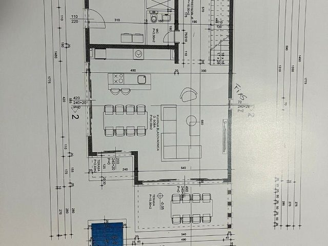 Půdorysy 1 – dům Vila Sukošan