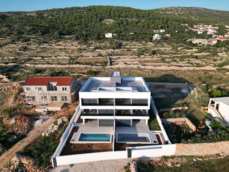 byt – Apartmán Vinjerac s výhledem na moře a pohoří Velebit, Vinjerac, Chorvatsko – foto 10