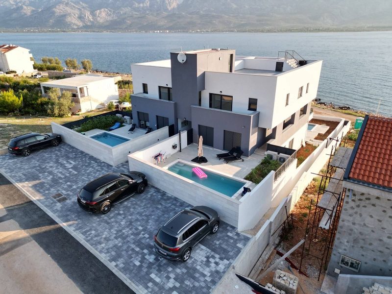 byt – Apartmán Vinjerac s výhledem na moře a pohoří Velebit, Vinjerac, Chorvatsko – foto 1