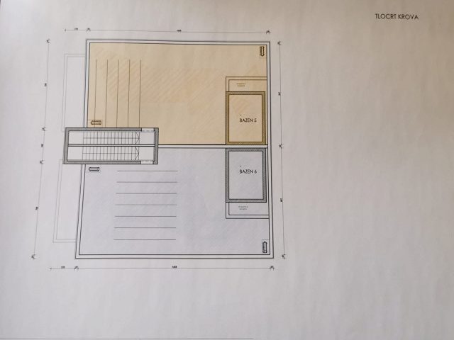 Půdorysy 4 – byt Apartmán Vinjerac s výhledem na moře a pohoří Velebit