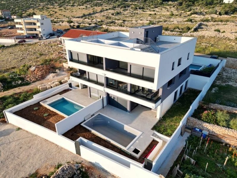 byt – Apartmán Vinjerac s výhledem na moře a pohoří Velebit, Posedarje, Chorvatsko – foto 1