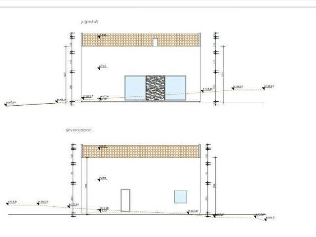 Půdorysy 5 – dům Samostatně stojící dům s bazénem Visočane (K2)