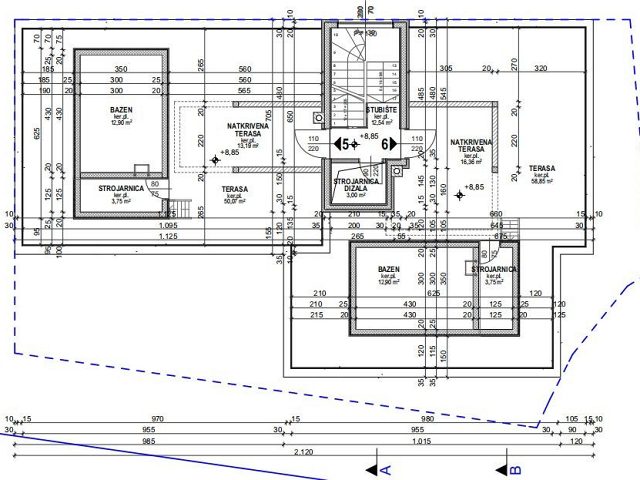 Půdorysy 1 – byt Byt v novostavbě Povljana (S5)