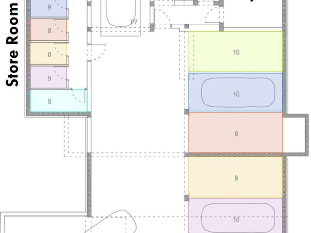 Půdorysy 2 – byt Luxusní novostavba Zadar - Diklo, jen 80 metrů od moře (S5)