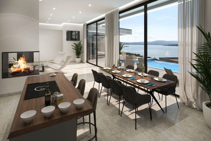 dům – Vila s panoramatickým výhledem na moře, Posedarje, Chorvatsko – foto 6