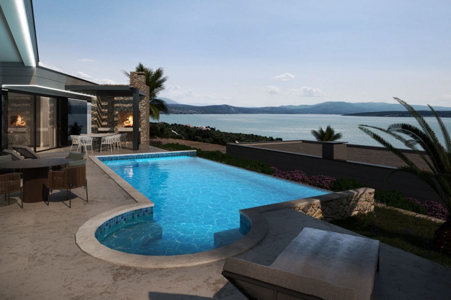 dům – Vila s panoramatickým výhledem na moře, Posedarje, Chorvatsko – foto 11