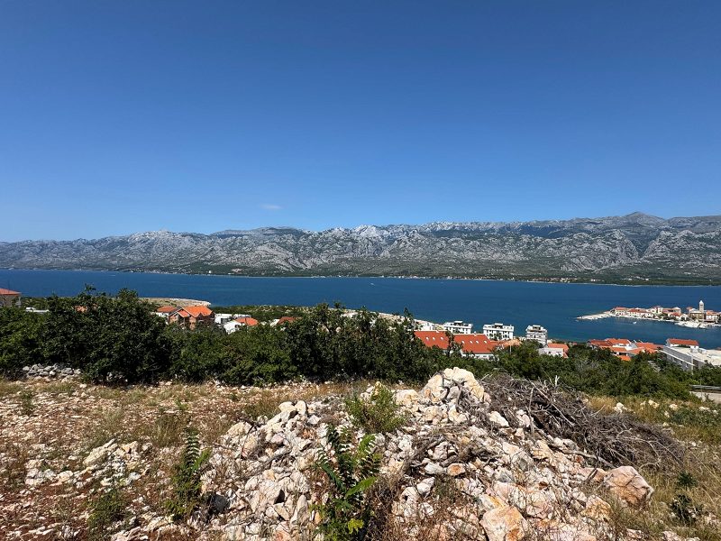 pozemek – Stavební pozemky 600–1100 m² s panoramatickým výhledem na moře a pohoří Velebit, Vinjerac, Chorvatsko – foto 2