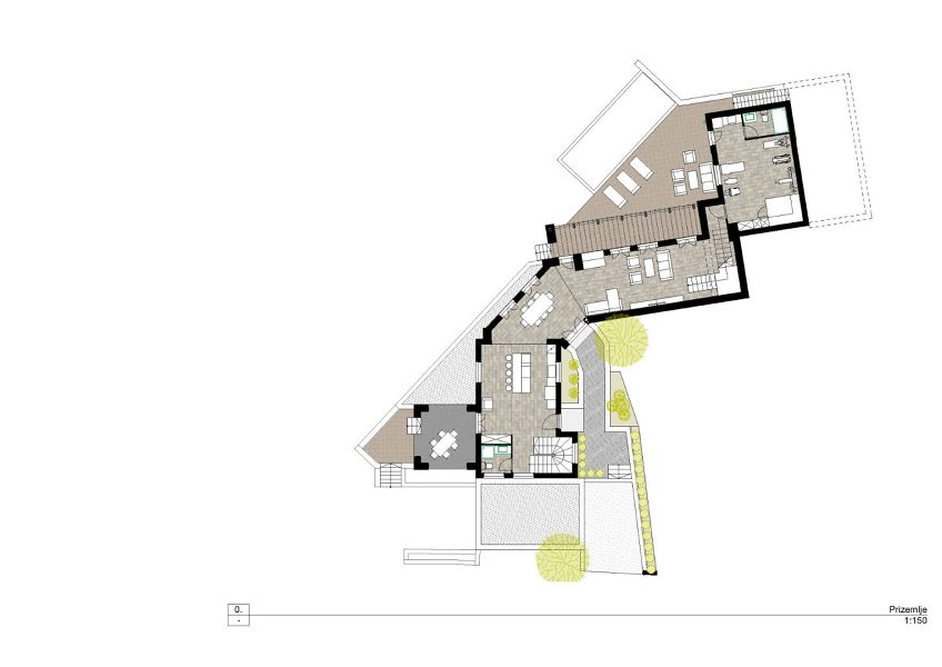 pozemek – Stavební pozemek s panoramatickým výhledem a návrhem vily 300 m² s bazénem, Kostrena, Chorvatsko – foto 9