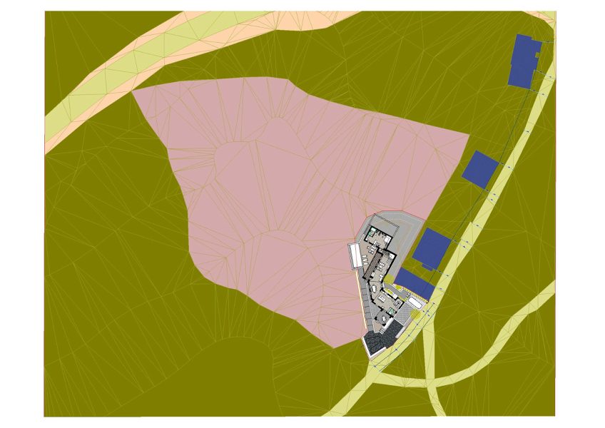 pozemek – Stavební pozemek s panoramatickým výhledem a návrhem vily 300 m² s bazénem, Kostrena, Chorvatsko – foto 5