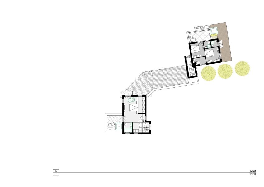 pozemek – Stavební pozemek s panoramatickým výhledem a návrhem vily 300 m² s bazénem, Kostrena, Chorvatsko – foto 8