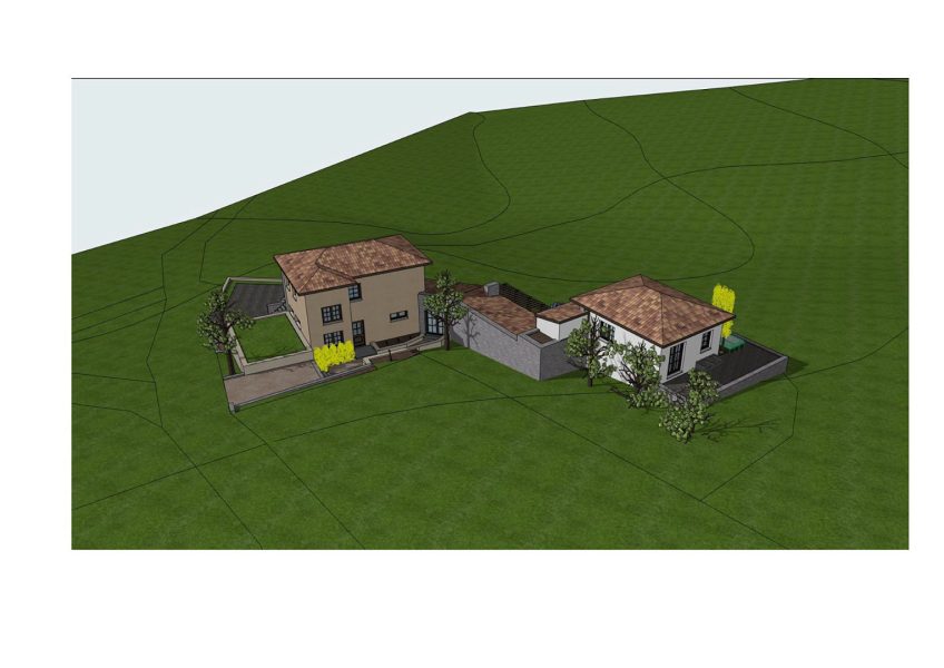 pozemek – Stavební pozemek s panoramatickým výhledem a návrhem vily 300 m² s bazénem, Kostrena, Chorvatsko – foto 19