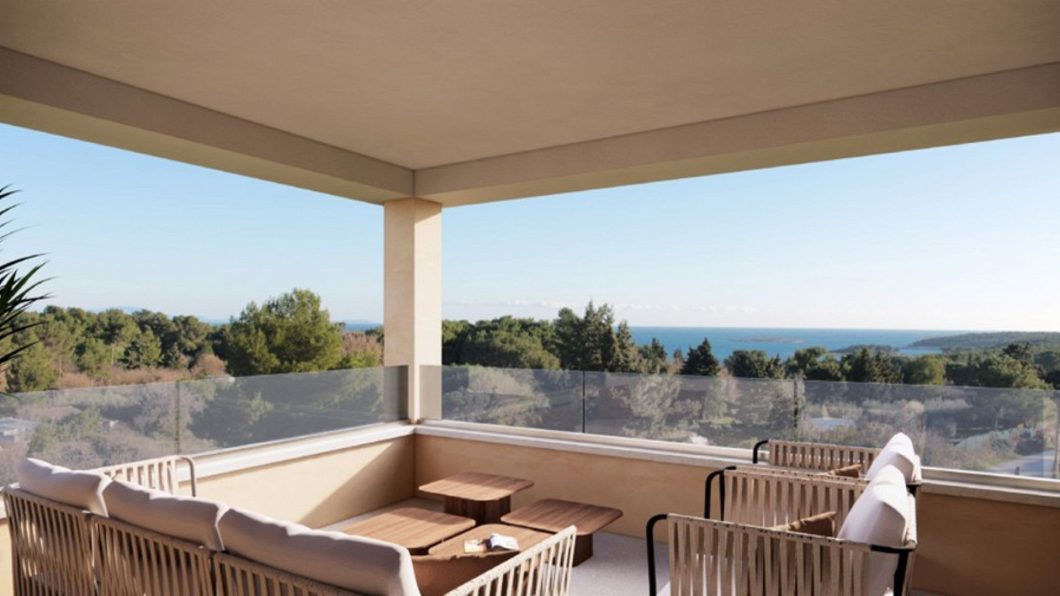 dům – Moderní vila s panoramatickým výhledem na moře, Premantura, Chorvatsko – foto 1