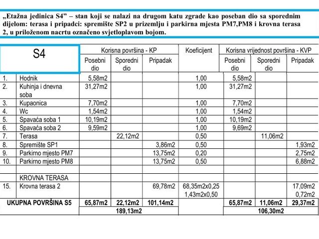 Půdorysy 1 – byt Luxusní dvoupokojový byt s terasou na střeše