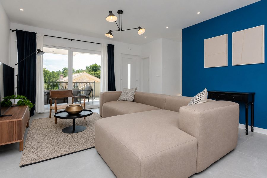 apartmán – Moderně zařízený dvoupatrový apartmán v první řadě u moře - Zaton , Zadarská župa , Chorvatsko – foto 9