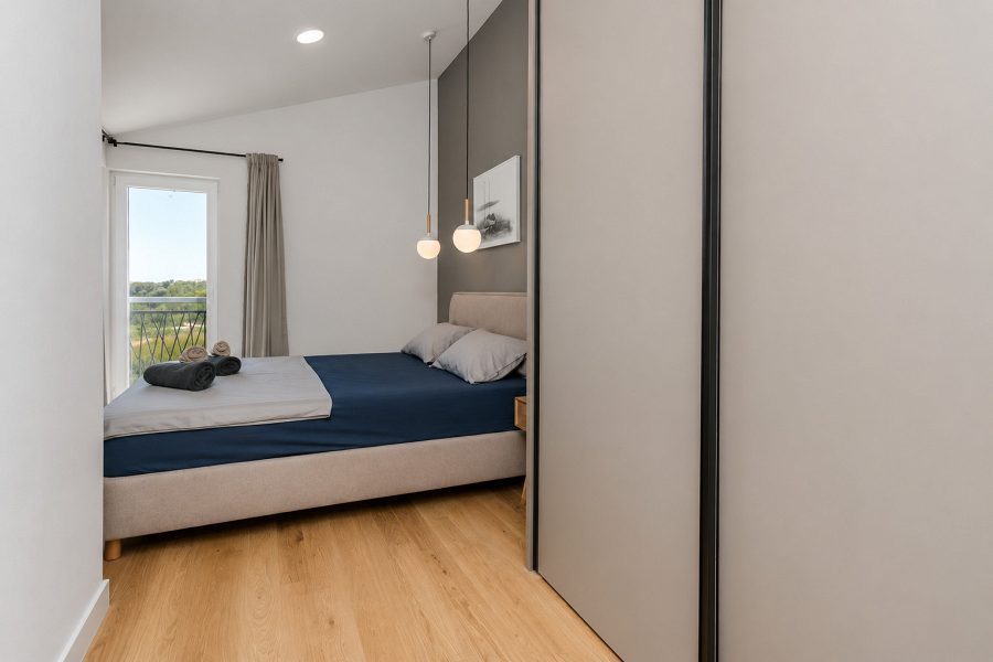 apartmán – Moderně zařízený dvoupatrový apartmán v první řadě u moře - Zaton , Zadarská župa , Chorvatsko – foto 5